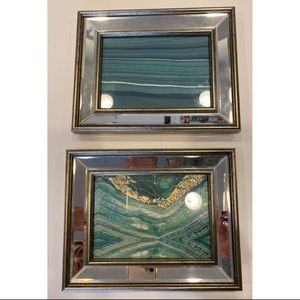 Mirrored photo frames. Set of 2.
